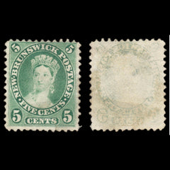6181 New Brunswick SG16 5c Green 1863. Sc#8a Mi6b Mint MNG. C£29, view 1