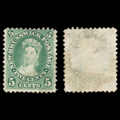 6181 New Brunswick SG16 5c Green 1863. Sc#8a Mi6b Mint MNG. C£29, view 2