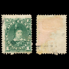 6190 Newfoundland SG63a 1c Green 1898. Sc#45 Mi36a Used. C£28, view 2
