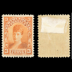6193 Newfoundland SG88 3c Orange 1898. Sc#83 Mi64a Mint MH. C£32, view 1