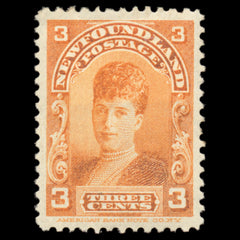 6193 Newfoundland SG88 3c Orange 1898. Sc#83 Mi64a Mint MH. C£32, view 3
