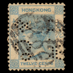 6225 Hong Kong SG60 12c Blue 1902. Sc#46 Mi59 Used. C£70, view 3