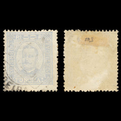 6237 Funchal SG103 50R Light Blue 1892. Sc#6a Mi6yD Used. C£13, view 2