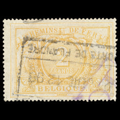 6245 Belgium SG P88 2fr Yellow-Ochre 1894. Sc# Q15 Mi E14 Used. C£100, view 3