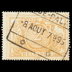 6246 Belgium SG P88 2fr Yellow-Ochre 1894. Sc# Q15 Mi E14 Used. C£100, view 3