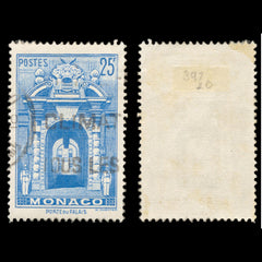 6252 Monaco SG397 25F Ultramarine 1949. Sc#230 Mi391 Used. C£20, view 1