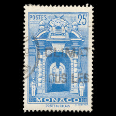 6252 Monaco SG397 25F Ultramarine 1949. Sc#230 Mi391 Used. C£20, view 3