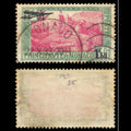 6254 Monaco SG143 1f50 on 5f Green & Pink 1933. Sc# C1 Mi137 Used. C£35