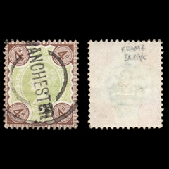6270 GB SG205 4d Green & Purple. Frame Break Spec K33g 1887. Sc#116 Mi91b Used. C£110, view 2