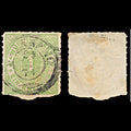 6308 Wurttemberg SG72 1Kr Yellowish Green 1869. Mi36b Used. C£140