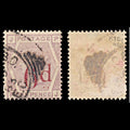 6321 GB SG162a 6D Lilac. K8be "PJ" Slanted Dots 1883. Mi71Va Used. C£450