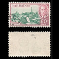 6338 Barbados SG280 60C Carmine & Green 1950. Sc#225 Mi193 Used. C£14