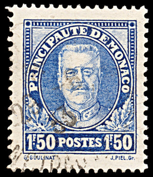 6341 Monaco SG134 1.50F Ultramarine 1933. Sc#122 Mi119 Used. C£15