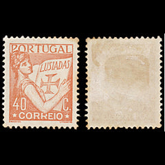 6352 Portugal SG842 40C Red Orange 1931. Sc#506 Mi540 Mint MH. C£12, view 1