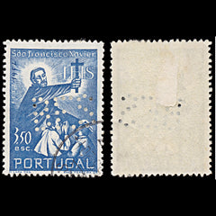 6354 Portugal SG1077 3.50$ Ultramarine 1952. Sc#755 Mi790 Used. C£18, view 1