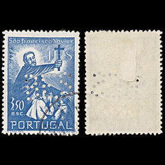 6354 Portugal SG1077 3.50$ Ultramarine 1952. Sc#755 Mi790 Used. C£18, view 2