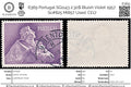6369 Portugal SG1143 2.30$ Bluish Violet 1957. Sc#825 Mi857 Used. C£17