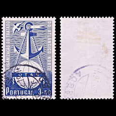 6373 Portugal SG1066 3.50$ Blue & Grey 1952. Sc#748 Mi779 Used. C£34, view 2