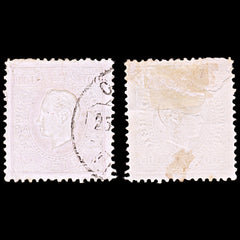 6374 Portugal SG153 100R Grey Lilac & Lilac 1871. Sc#45e Mi41yB Used. C£16, view 2