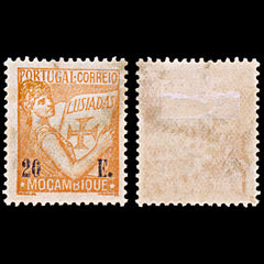 6381 Mozambique SG350 20$ Black & Red Orange 1933. Sc#269 Mi295 Mint MH. C£55, view 2