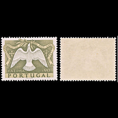 6386 Portugal SG1050 90C Yellow & Olive Green 1951. Sc#732 Mi763 Mint MNH. C£20, view 1