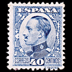 6389 Spain SG590 40c Blue 1930. Sc#413a Mi569I Mint MH. C£55, view 3
