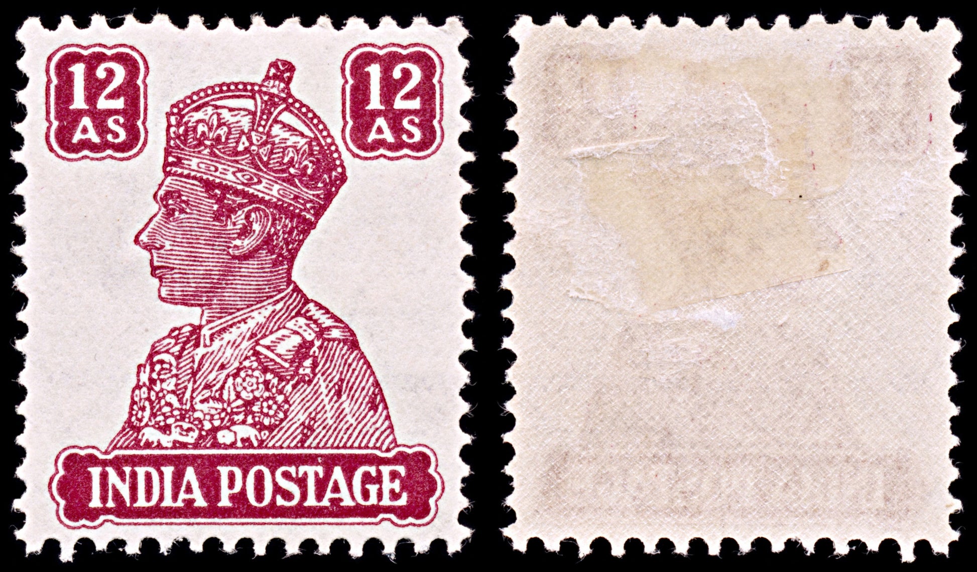 6392 India SG276 12A Lake 1941. Sc#179 Mi177 Mint MH. C£15