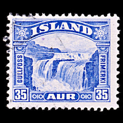 6394 Iceland SG197 35eyr Ultramarine 1931. Sc#172 Mi152 Used. C£15, view 3