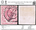 6421 Luxembourg SG11 12½C. Pink 1859. Sc#8 Mi7 Used. C£225