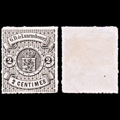 6423 Luxembourg SG17 2C Black 1867. Sc#14 Mi13 Mint MNG. C£28, view 2