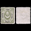 6445 Turkey SG36 20 Green 1868. Sc#21 Mi14A Mint MVLH. C£375