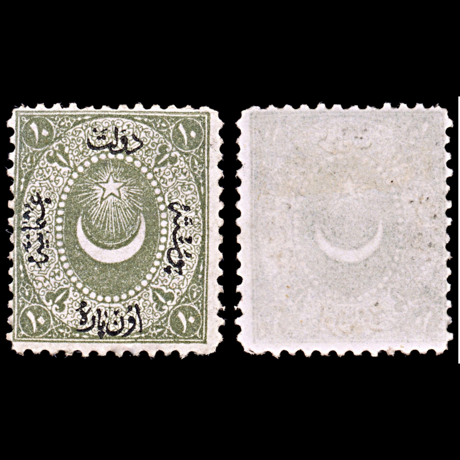 6445 Turkey SG36 20 Green 1868. Sc#21 Mi14A Mint MVLH. C£375