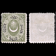 6445 Turkey SG36 20 Green 1868. Sc#21 Mi14A Mint MVLH. C£375, view 1