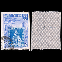 6489 Italy SG780 55L Blue & Ultramarine 1951. Sc#569 Mi827 Used. C£60, view 1