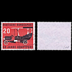 6490 Germany SG1137 20Pf. Black & Scarlet 1955. Sc#728 Mi211 Used. C£7, view 2