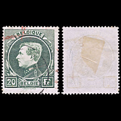 6506 Belgium SG502 20Fr Bright Green 1929. Sc#213 Mi263 Used. C£35, view 2