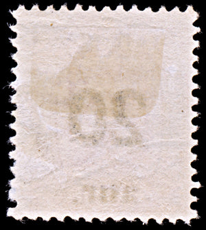 6508 Iceland SG143 20 Brown Lilac & Lilac Red 1922. Sc#135 Mi109 Used. C£22