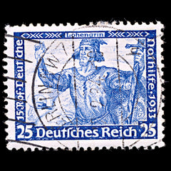 6510 Germany SG520 25+15 Dark Ultramarine 1933. Sc#B56 Mi506A Used. C£60, view 3