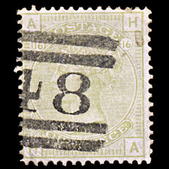 6526 GB SG153PL16 4D Sage Green 1877. Sc#70PL16 Mi48PL16 Used. C£300, view 3