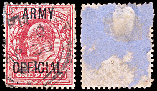 6528 GB SGO49 1D Scarlet 1902. Sc#O60 MiD13 Used