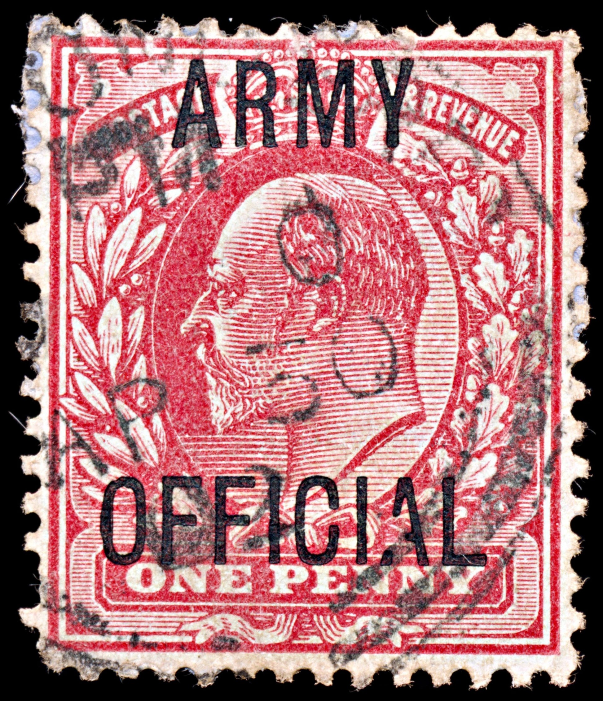 6528 GB SGO49 1D Scarlet 1902. Sc#O60 MiD13 Used