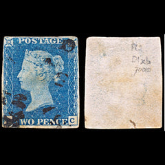 6536 GB SG5 2D Blue 1840. Sc#2 Mi2b 4 Margins. C£7000, view 1