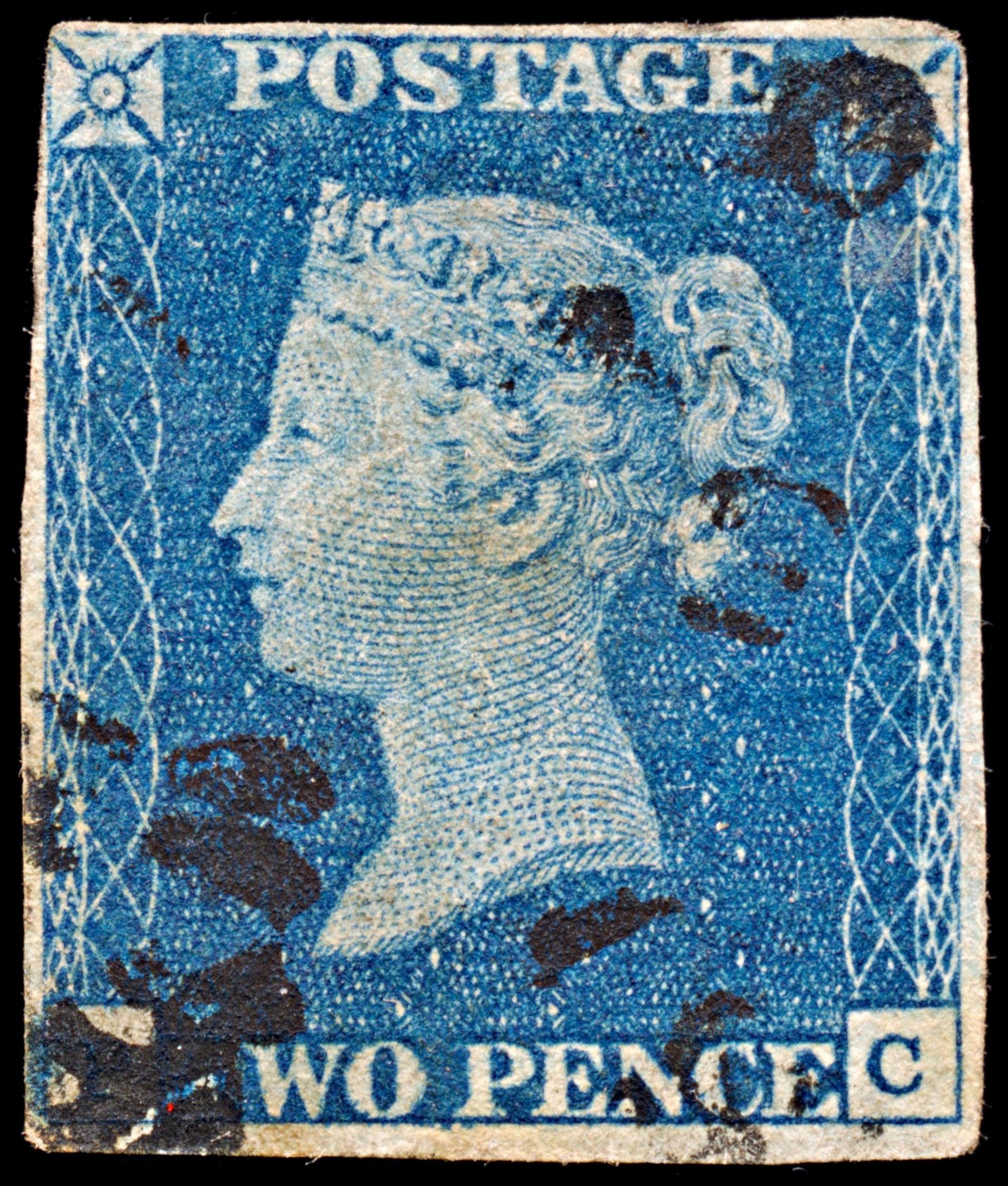 6536 GB SG5 2D Blue 1840. Sc#2 Mi2b 4 Margins. C£7000