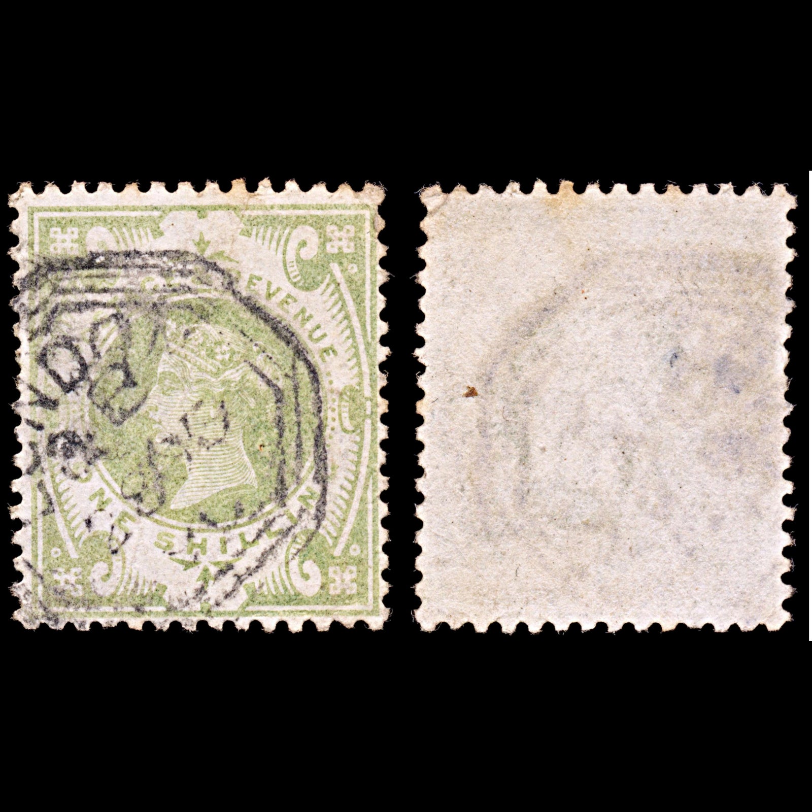 6542 GB SG211 1S Dull Green 1887. Sc#122 Mi97a Used. C£80