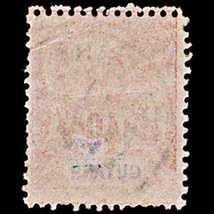 6575 French Guiana SG47 40C Blue & Red 1892. Sc#45 Mi38 Used. C£15, view 4