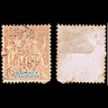 6583 Dahomey SG11 40C Dark Orange Red 1905. Sc#11 Mi12 Used. C£12