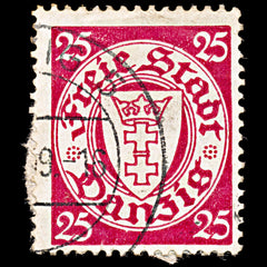 6588 Danzig SG272 25pf Carmine Red 1938. Sc#230 Mi294x Used. C£18, view 3
