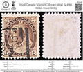 6596 Canada SG159 6C Brown 1898. Sc#80 Mi68A Used. C£65