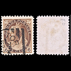 6596 Canada SG159 6C Brown 1898. Sc#80 Mi68A Used. C£65, view 1