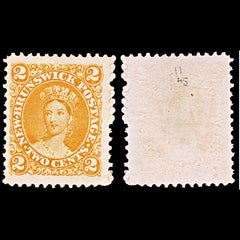 6609 New Brunswick SG10 2C Orange 1863. Sc#7 Mi5 Mint MNH. C£45, view 1